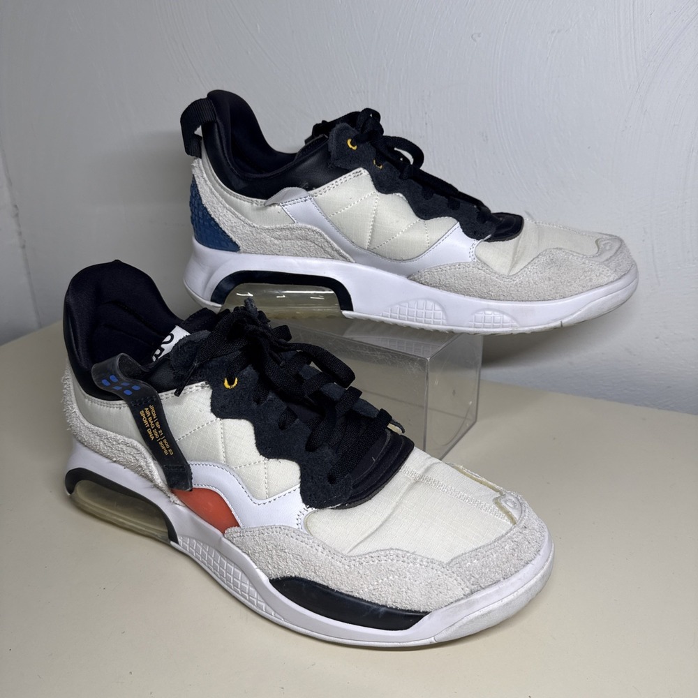 Nike Air Jordan MA2 Ultramarine White Suede Patent CV8122-101 Sneakers Men's 13